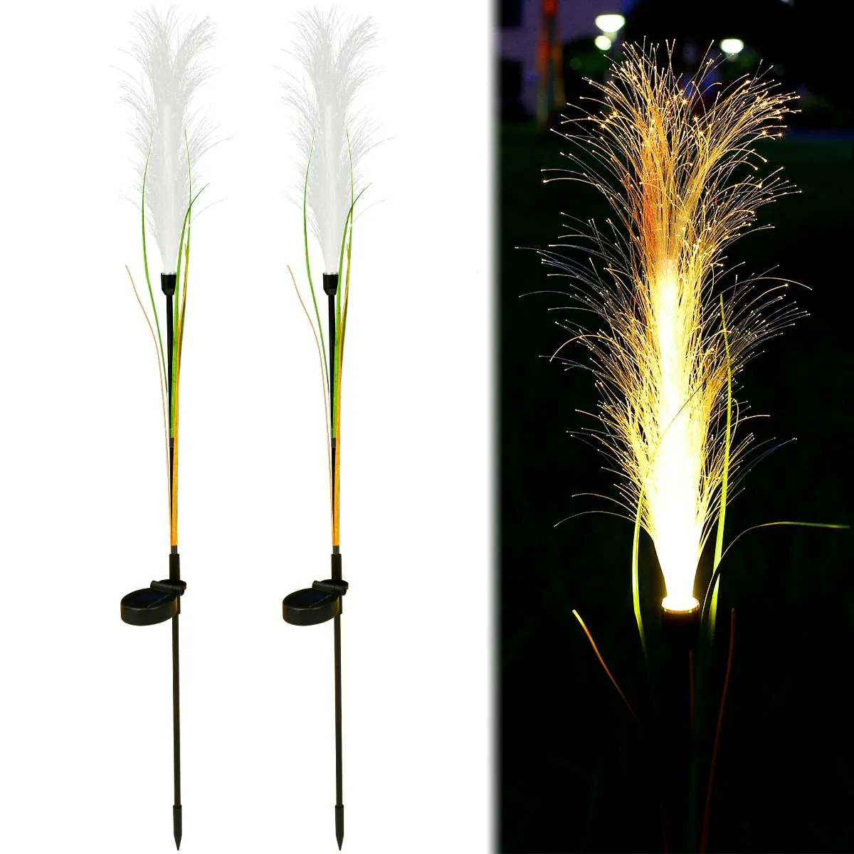 Outdoor Solar Waterproof Reed Garden Lights