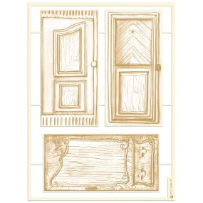 P13 Die-Cut Chipboard Embellishments 4in x 6in - The Garden Of Books #05, 3 pack*