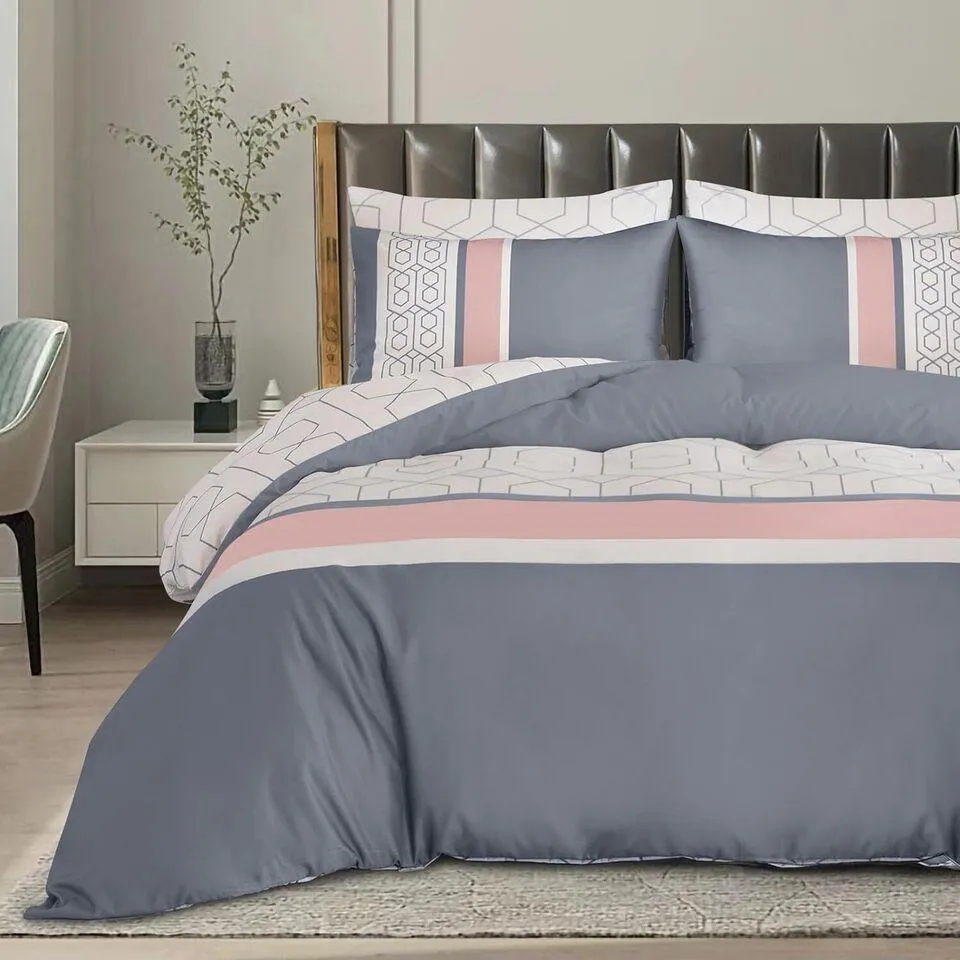 Pamposh Duvet Cover Set-Hexagon