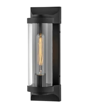 Pearson Medium Wall Mount Lantern in Textured Black