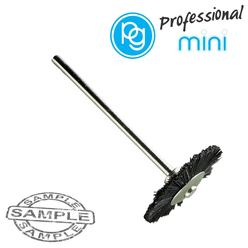 PG BLACK BRISTLE WHEEL BRUSH 21MM. SH.2.35MM M4115