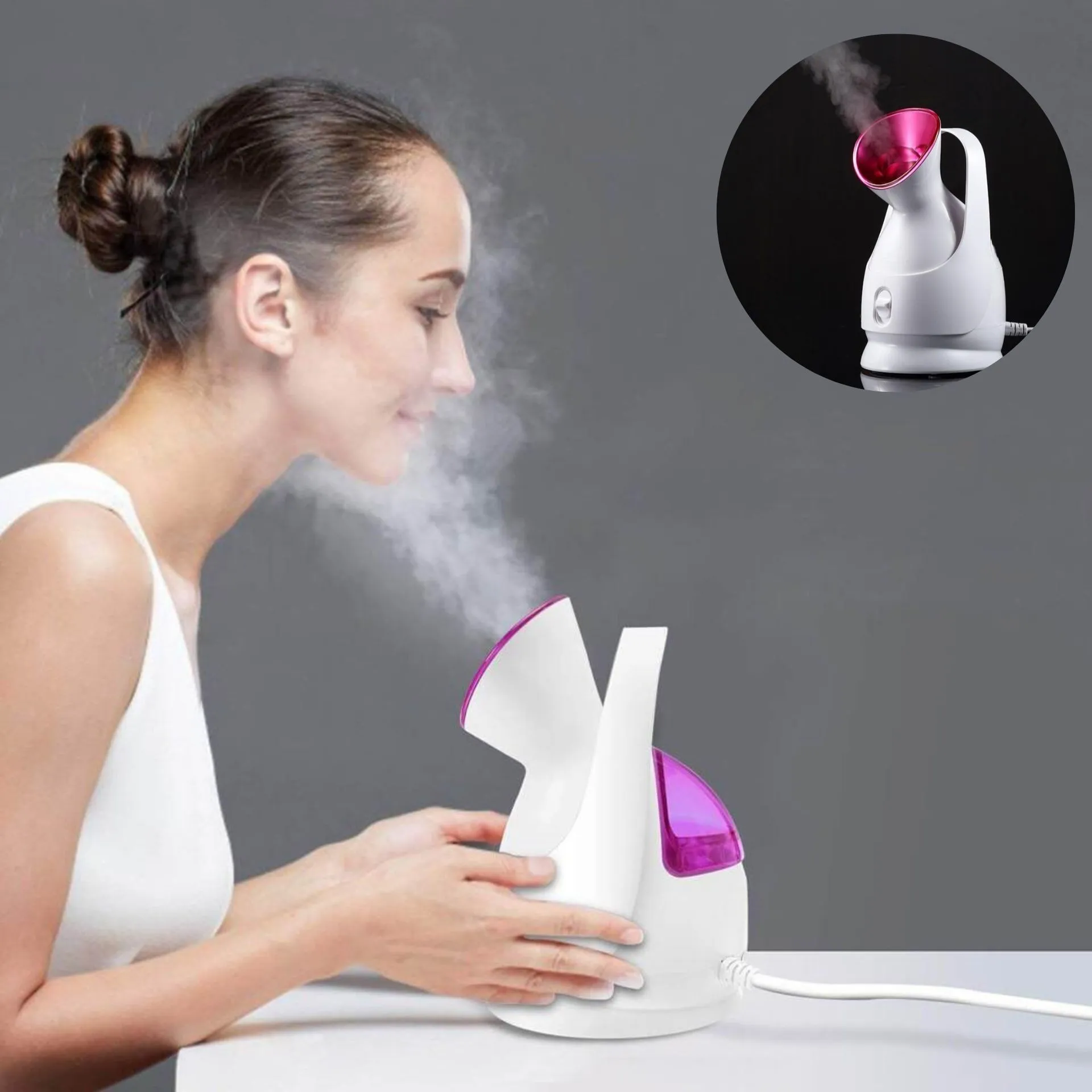 Premium Facial Steamer Portable Home Face Humidifier