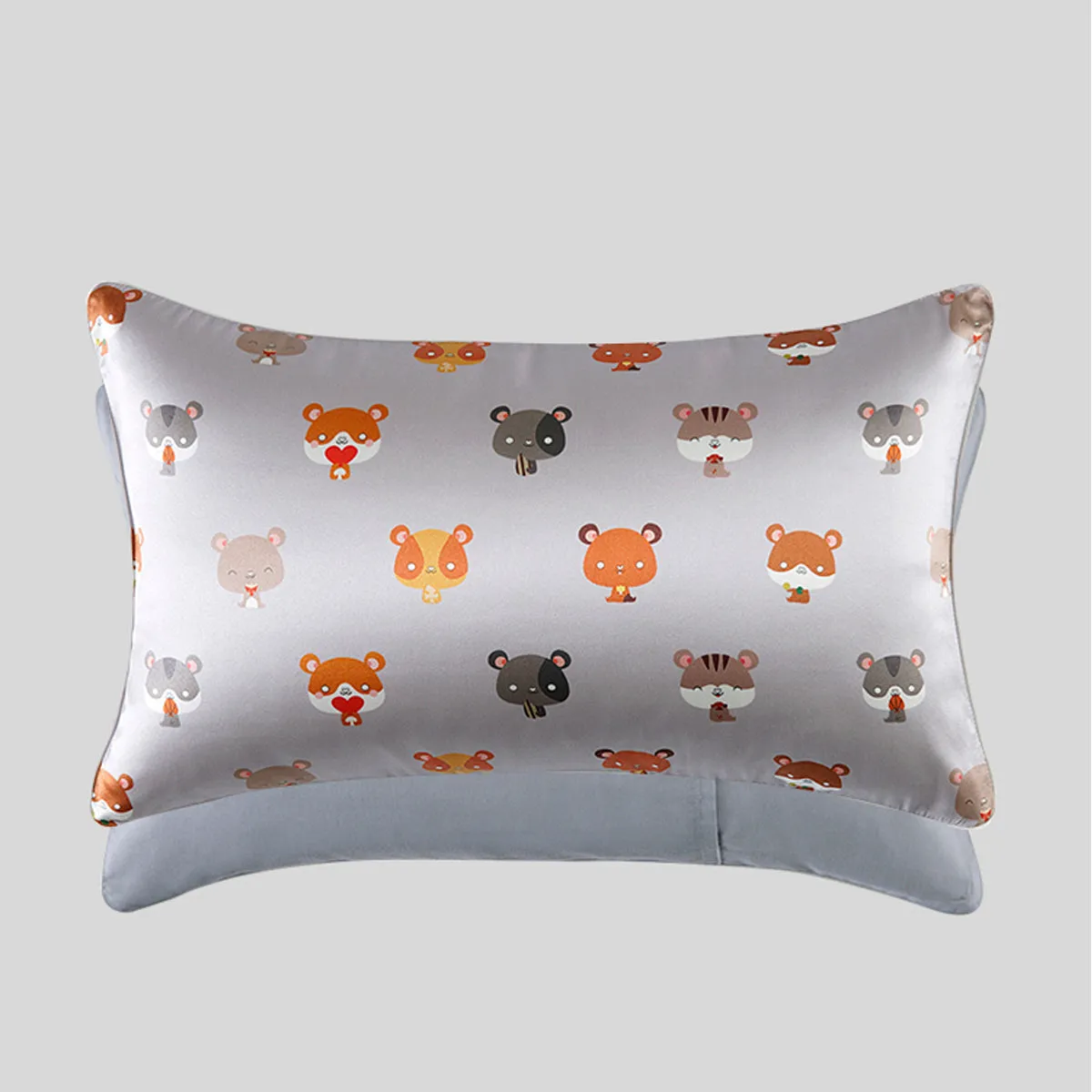 Printed Mulberry Silk Pillowcase With Pillow Crib | Toddler