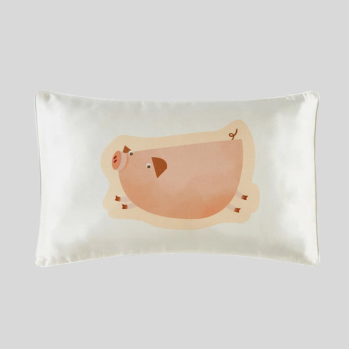 Printed Mulberry Silk Pillowcase With Pillow Crib | Toddler