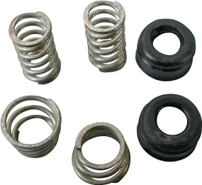 ProSource Seat and Spring Kits, Stainless Steel/Rubber, Silver, Black, 6-Piece :BAG: QUANTITY: 1