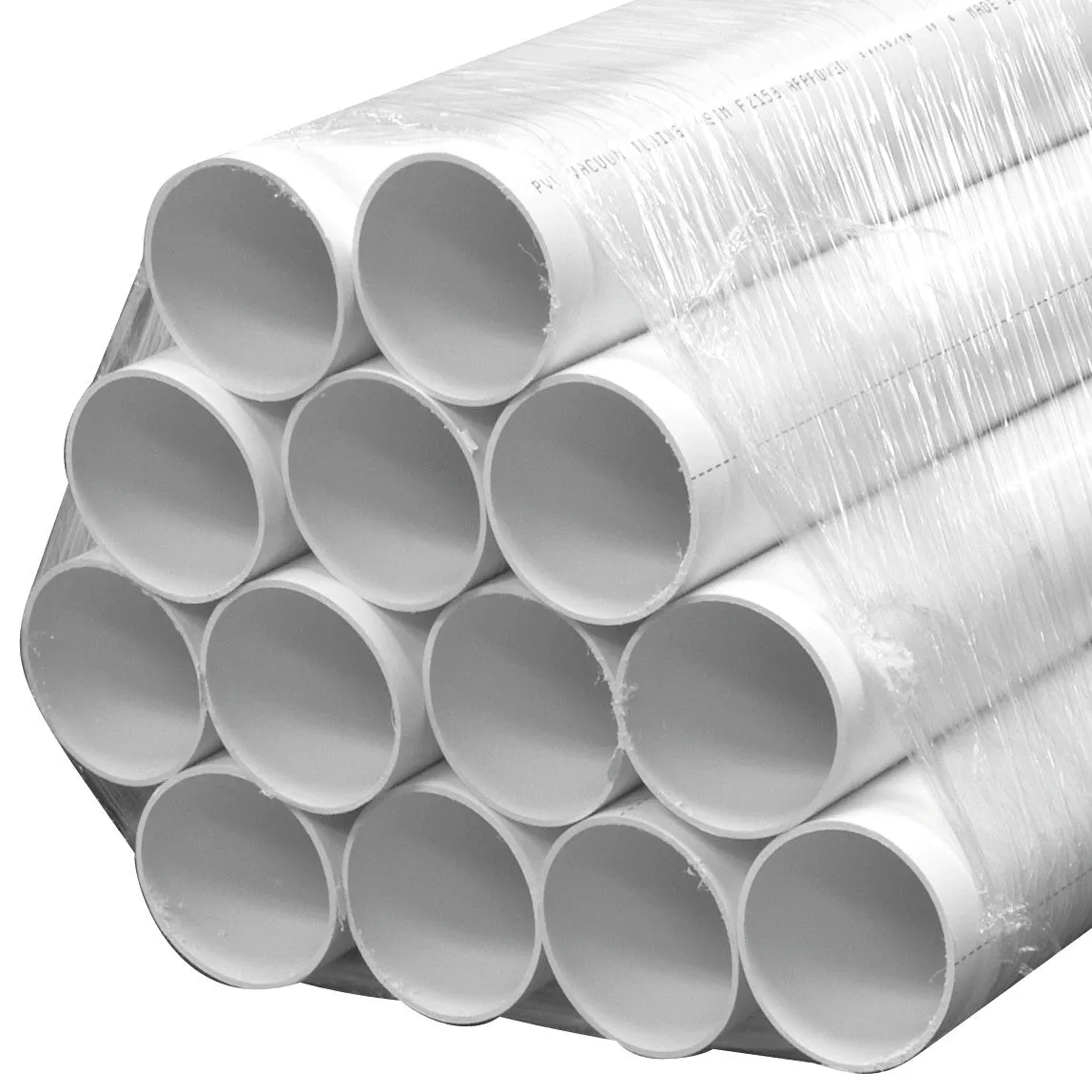 PVC Central Vacuum Pipe 2" OD Thin Wall 6928W 80ft Bundle