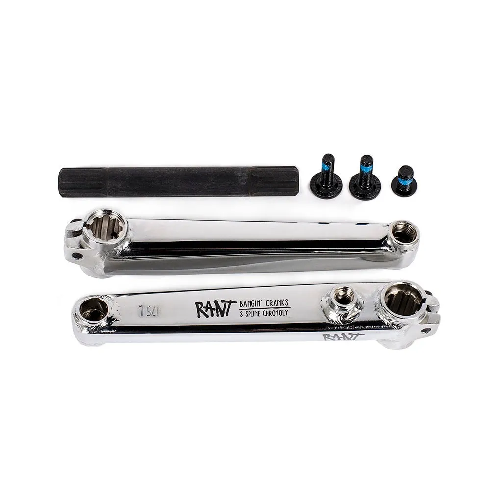 Rant BMX Bangin' 8 Cranks 175mm - Chrome