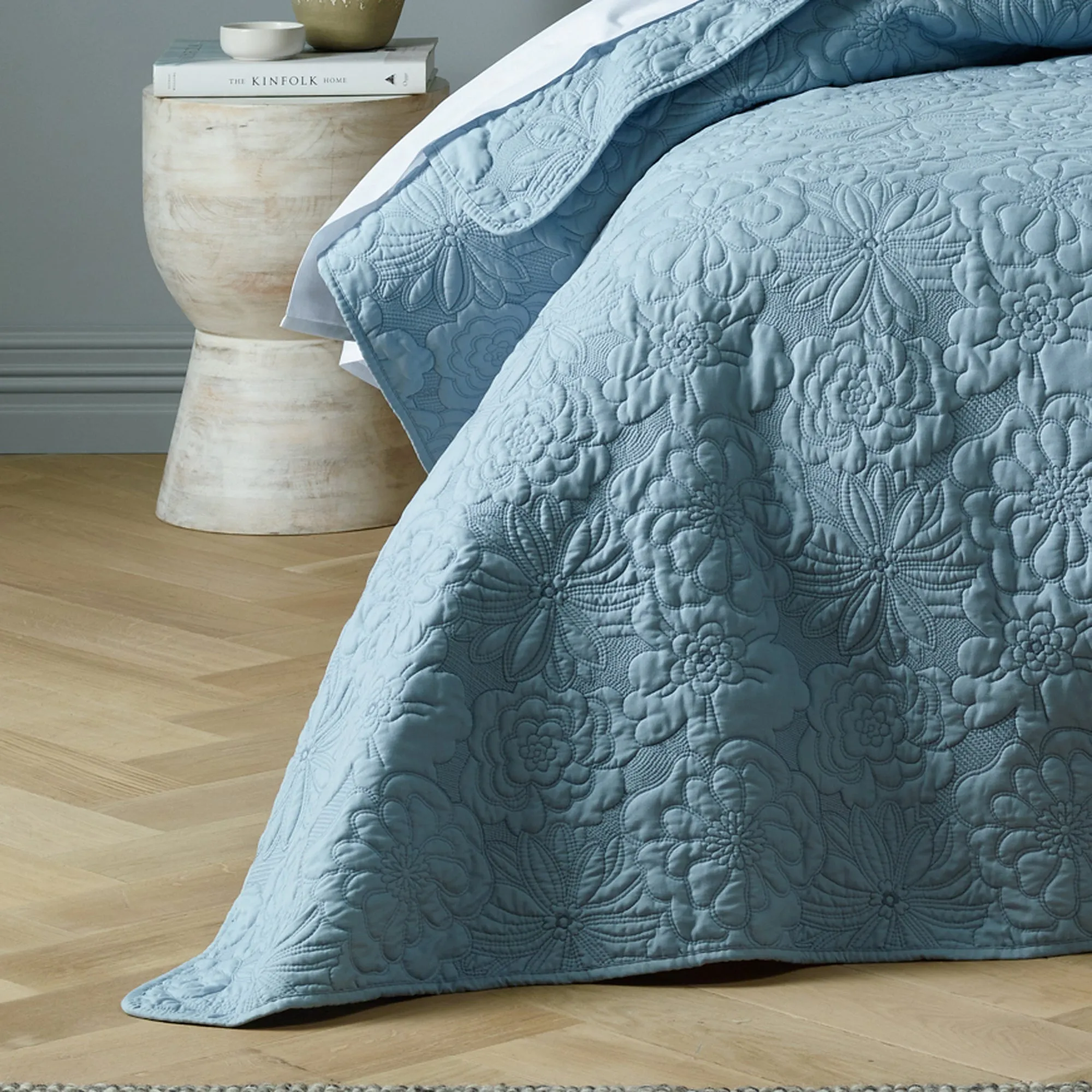 Sabrina Bedspread Provincial Blue by Bianca