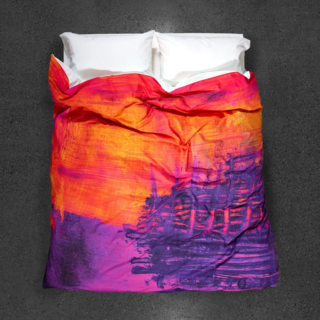 Saffron Shangri-Lahh Duvet Cover