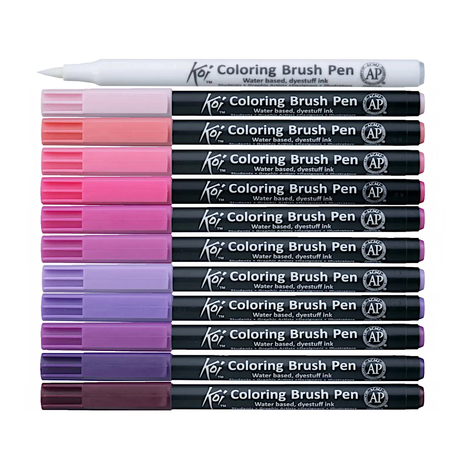 Sakura Koi Colouring Brush Pen - 12 Colour Set