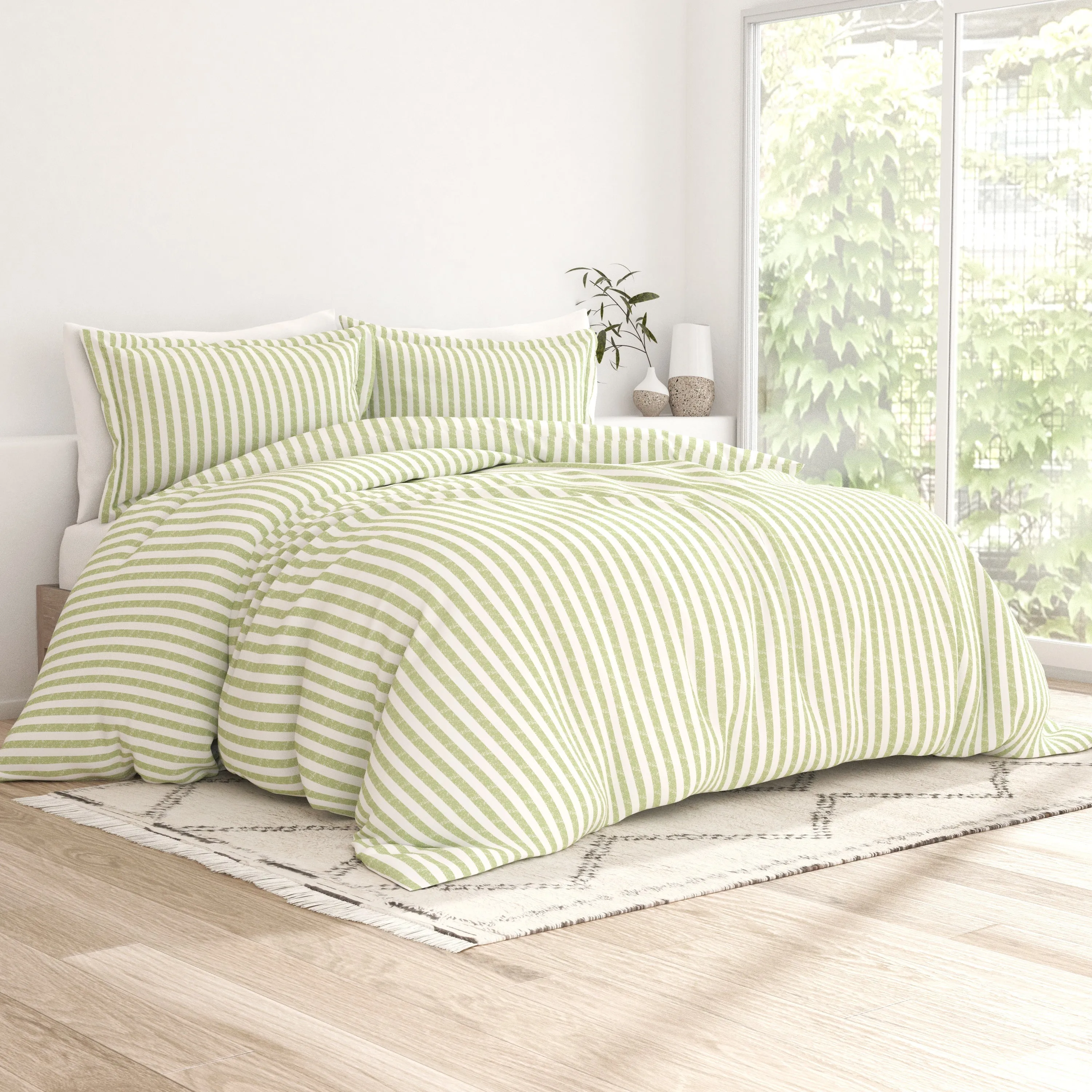 Sale - Rugged Stripes Pattern 3-Piece Duvet Cover Set