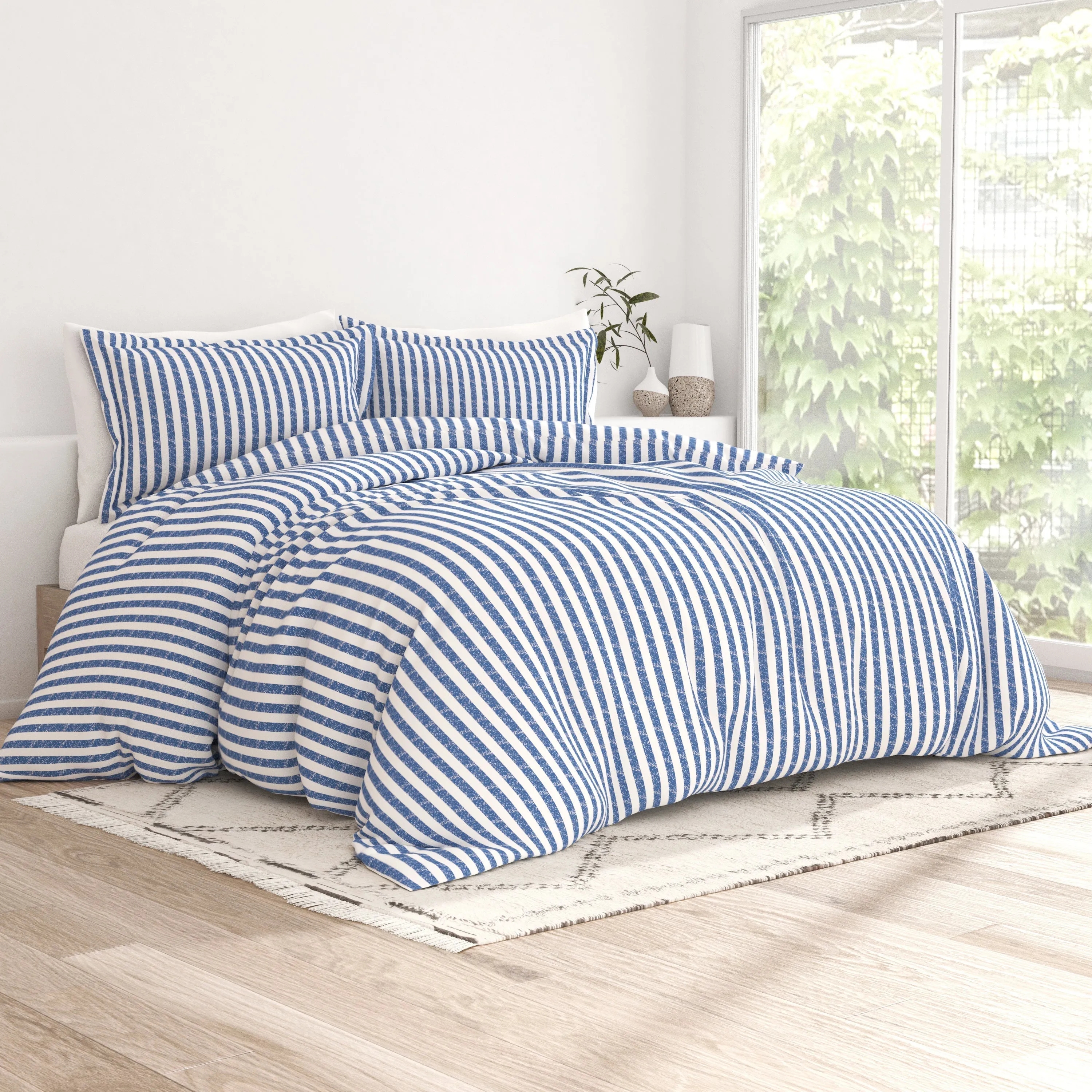 Sale - Rugged Stripes Pattern 3-Piece Duvet Cover Set