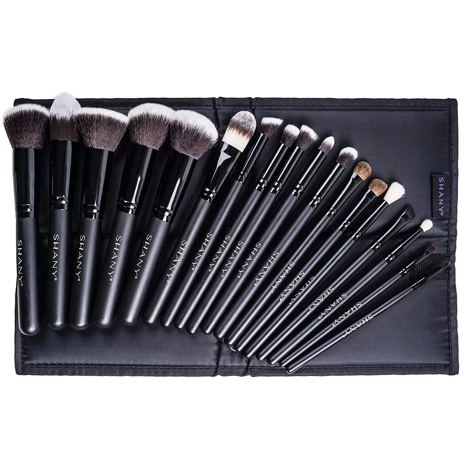 SHANY Artisan's Easel 18 Piece Elite Cosmetics Brush Collection, Black