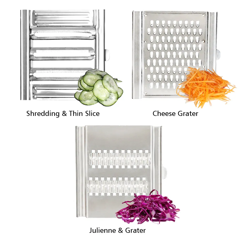 Shredder Cutter Stainless Steel Portable Manual Vegetable Slicer