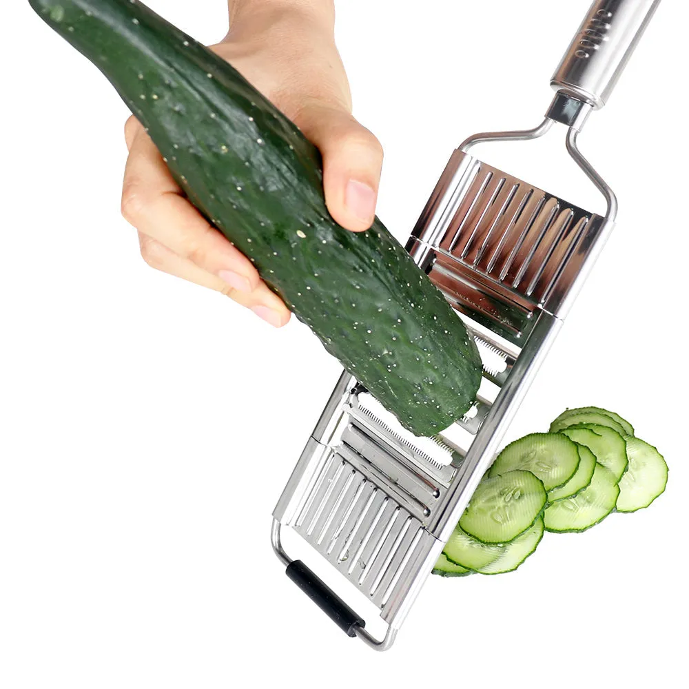 Shredder Cutter Stainless Steel Portable Manual Vegetable Slicer