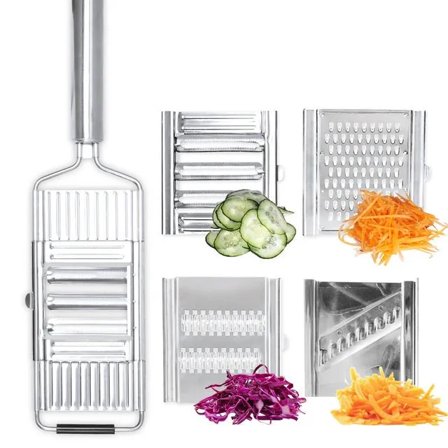 Shredder Cutter Stainless Steel Portable Manual Vegetable Slicer