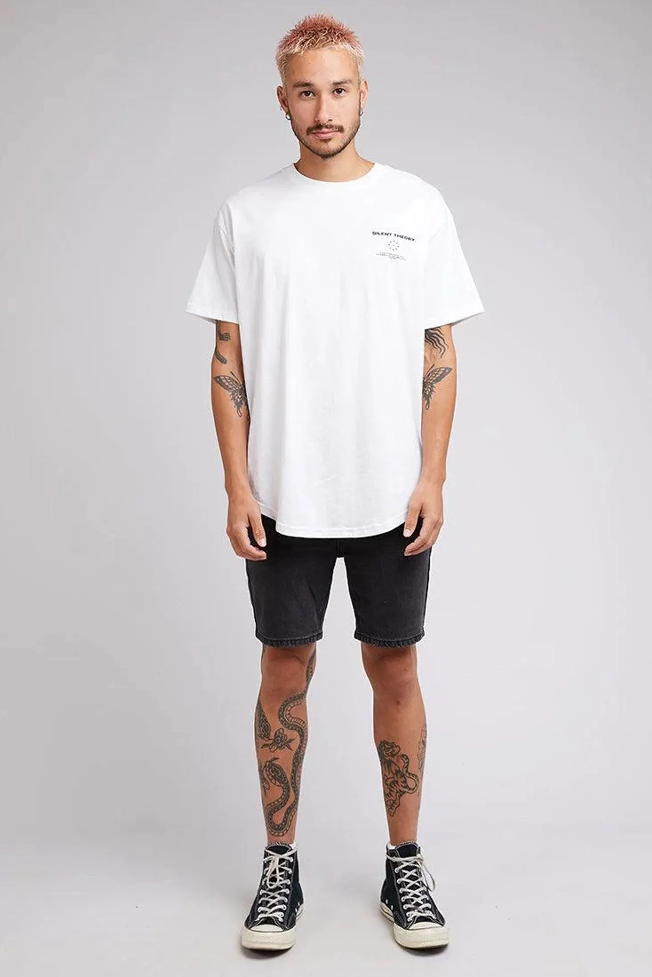 Shredder Tail Tee White