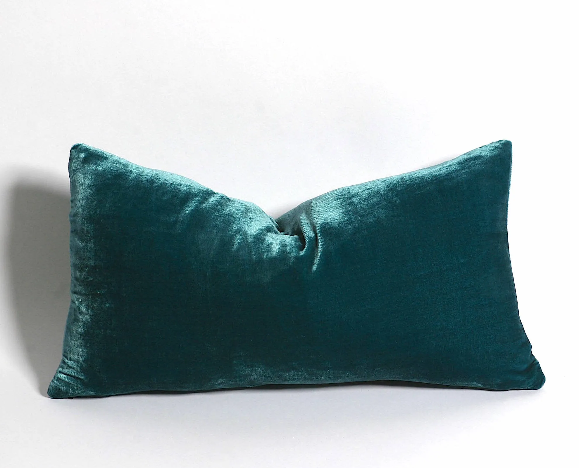 Silk Velvet Pillow Cover / Silk Velvet Petrol Blue Pillow Cover / Turquoise Velvet 18x18 20x20 22x22 24x24 26x26 Pillow Covers