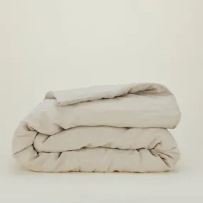 Simple Linen Duvet - Flax