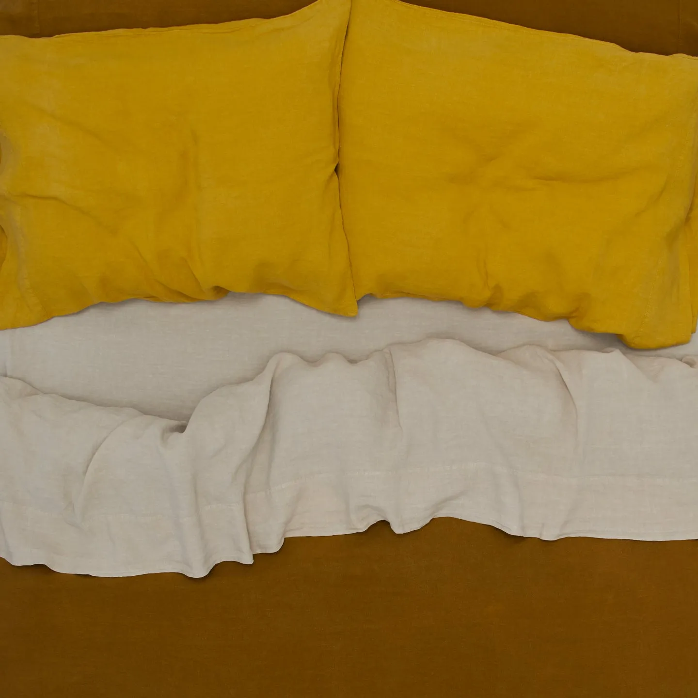 Simple Linen Duvet - Flax