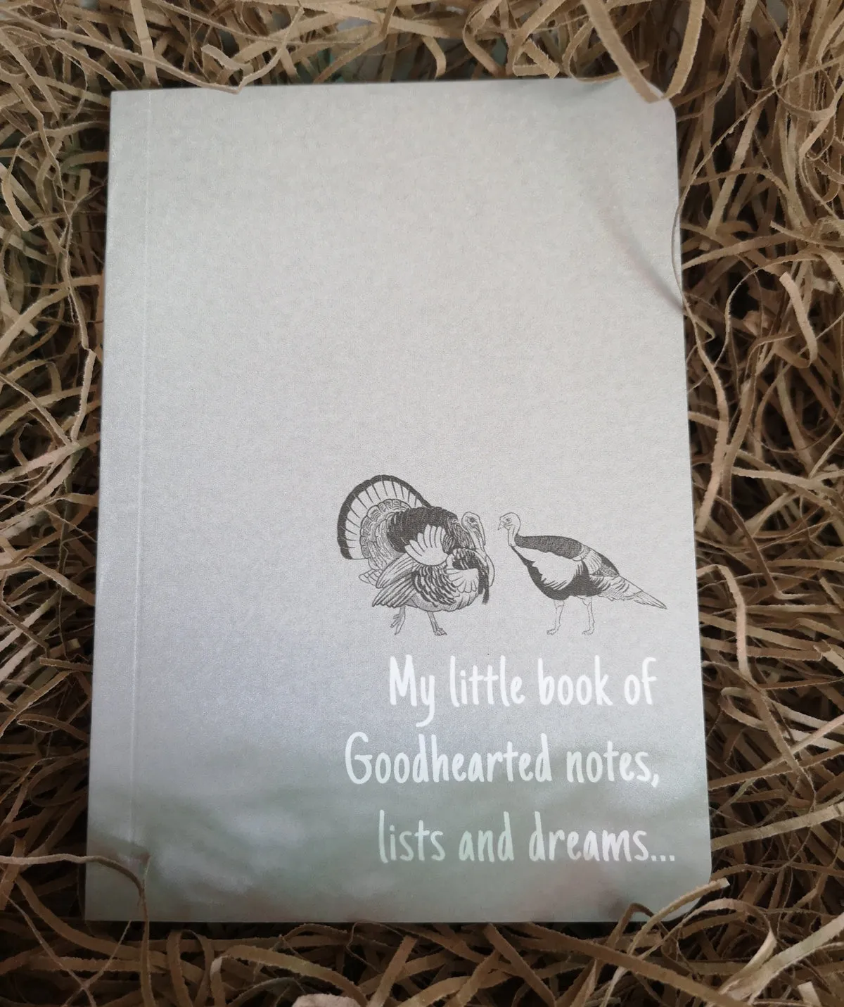 Small Grey Notepad (A6 size)