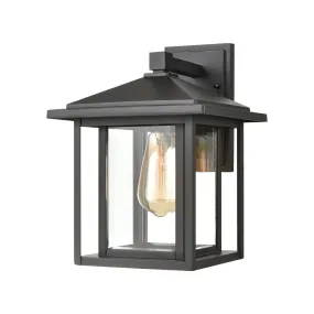 Solitude 1-Light Wall Sconce in Matte Black