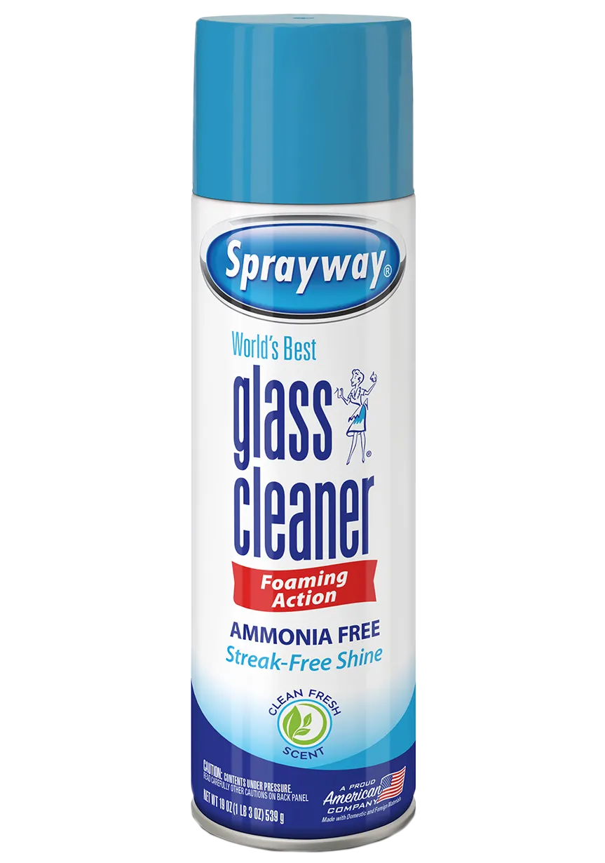 Sprayway - World's Best Glass Cleaner(Foaming Action) - 19oz.