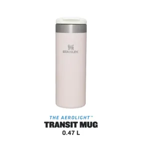 Stanley The Aerolight Transit Mug 0.47L Rose Quartz Metallic