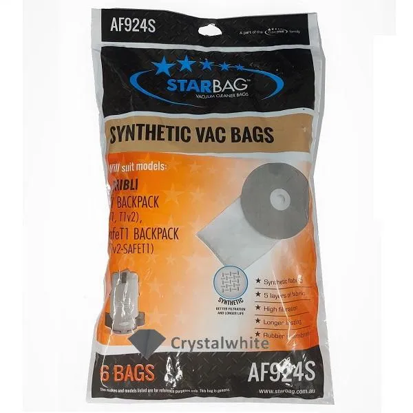 Starbag AF924S Synthetic Vacuum Cleaner Bags