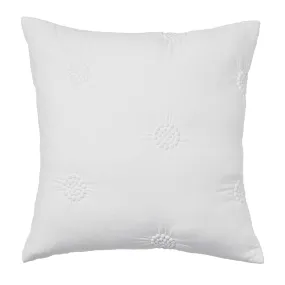 Summer White European Pillowcase by Platinum