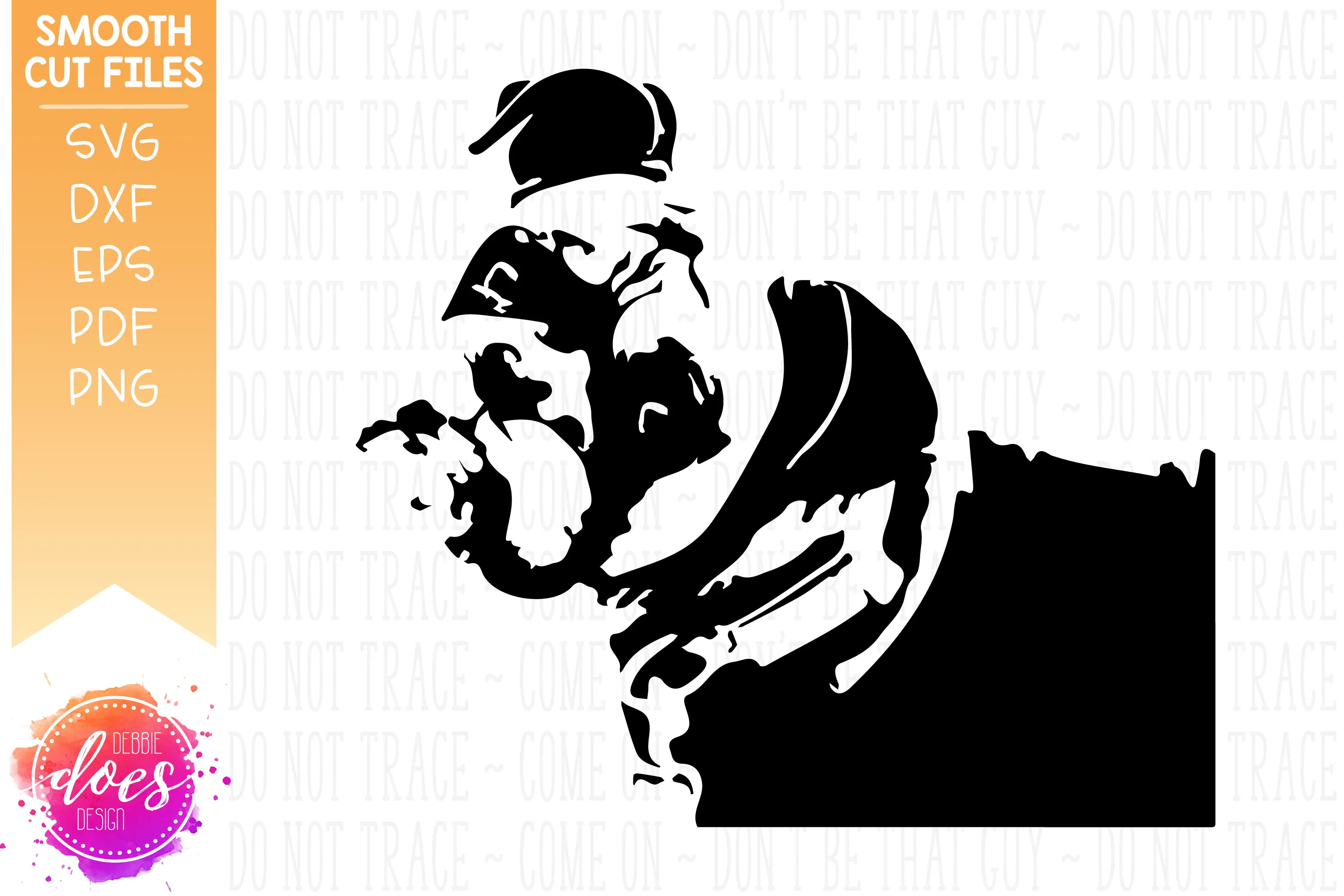 Sweet Boxer Face - Dog SVG File