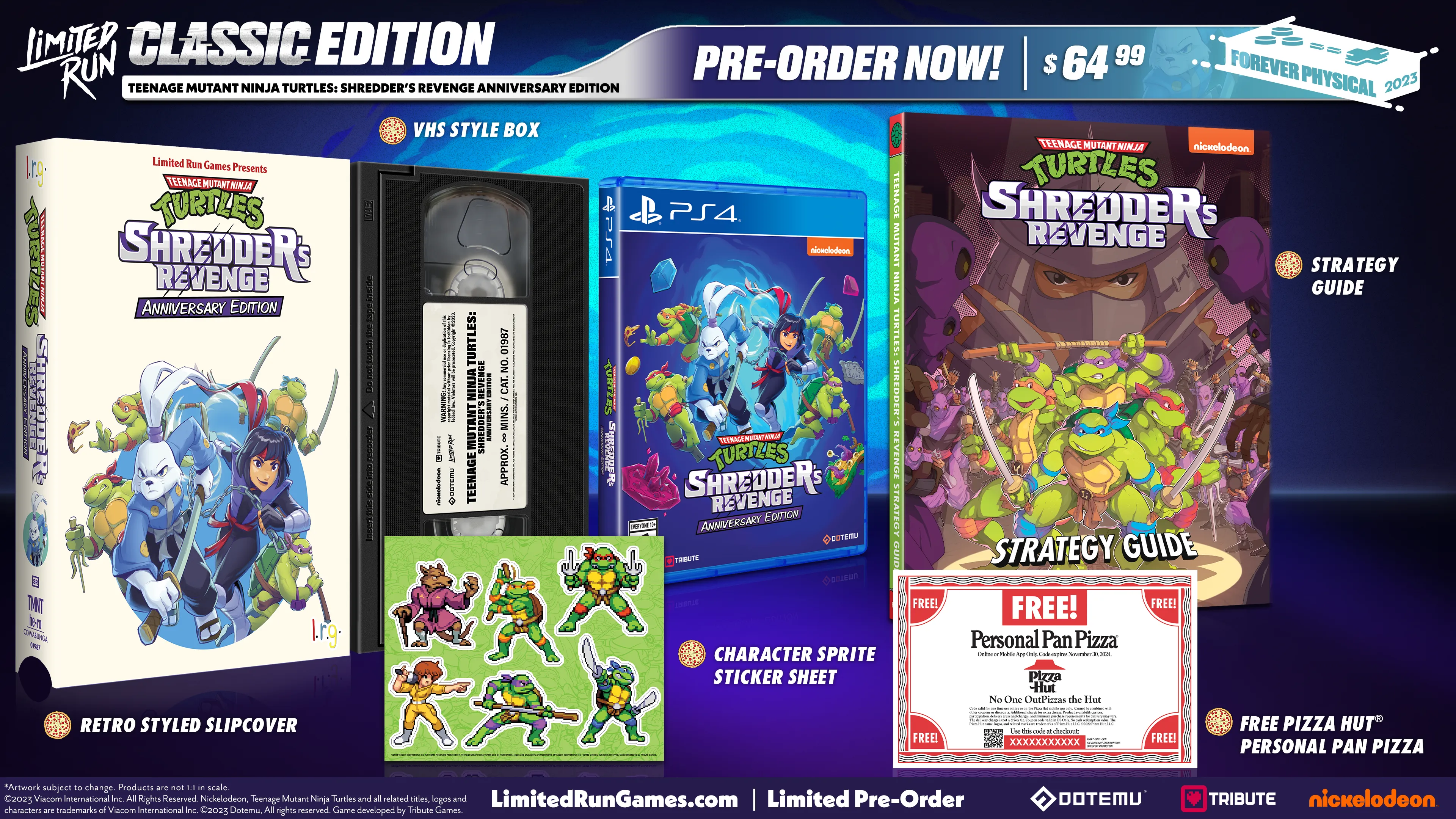 Teenage Mutant Ninja Turtles: Shredder's Revenge Anniversary Edition Classic Edition (PS4)