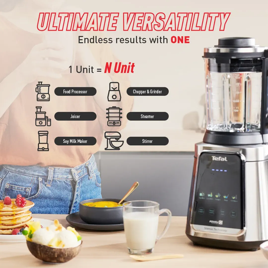 Tefal BL98S 1.75L Ultrablend Silence Heating High Speed Blender