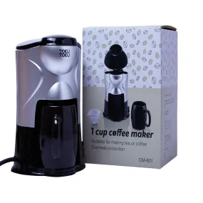 TOKUTOKU 1 Cup Coffee Maker-Black