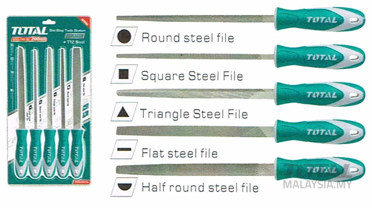 Total 5 Pcs steel file set THT918516