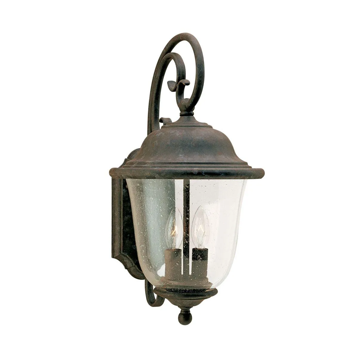 Trafalgar 18 In. 2 Lights Outdoor Wall Light Bronze Finish