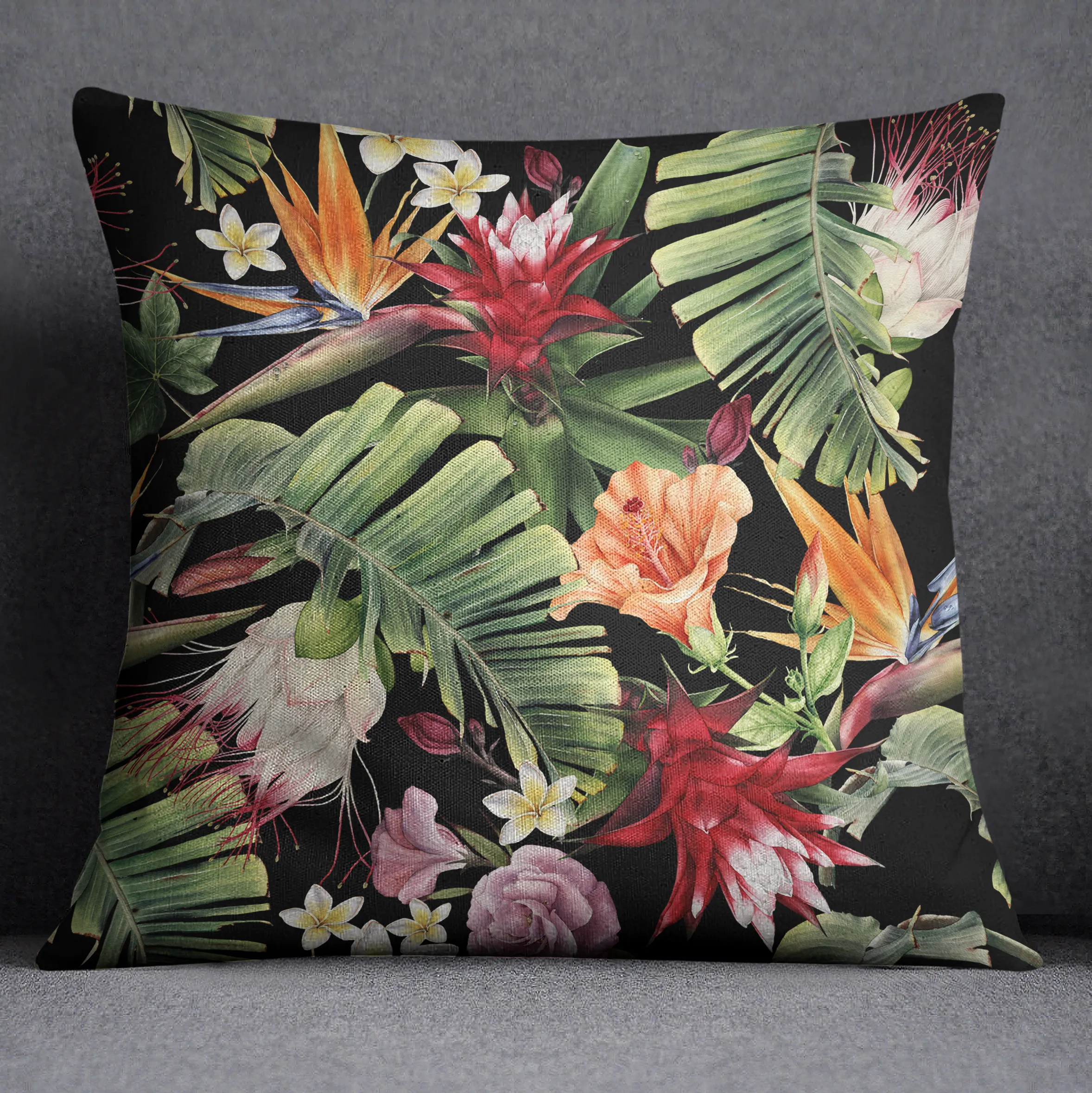 Tropical Paradise Throw Pillow