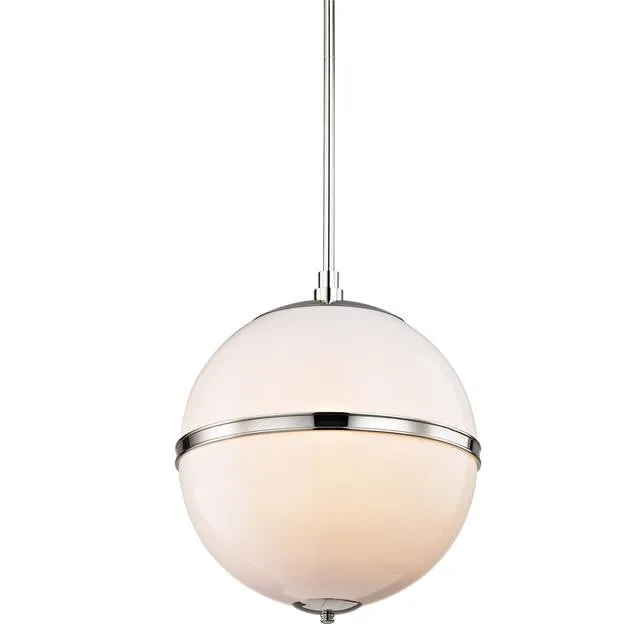 TRUAX 4 LIGHT MINI CHANDELIER, POLISHED STEEL