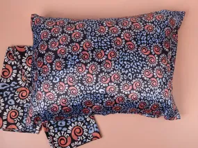 Unapologetic Paisley Satin Pillowcase   Satin Scarf Set