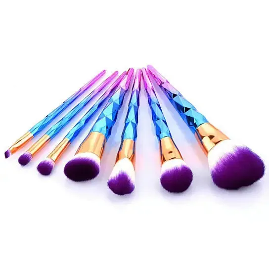 Unicorn Beauty Enhancer Cosmetic Brush Set Of 7