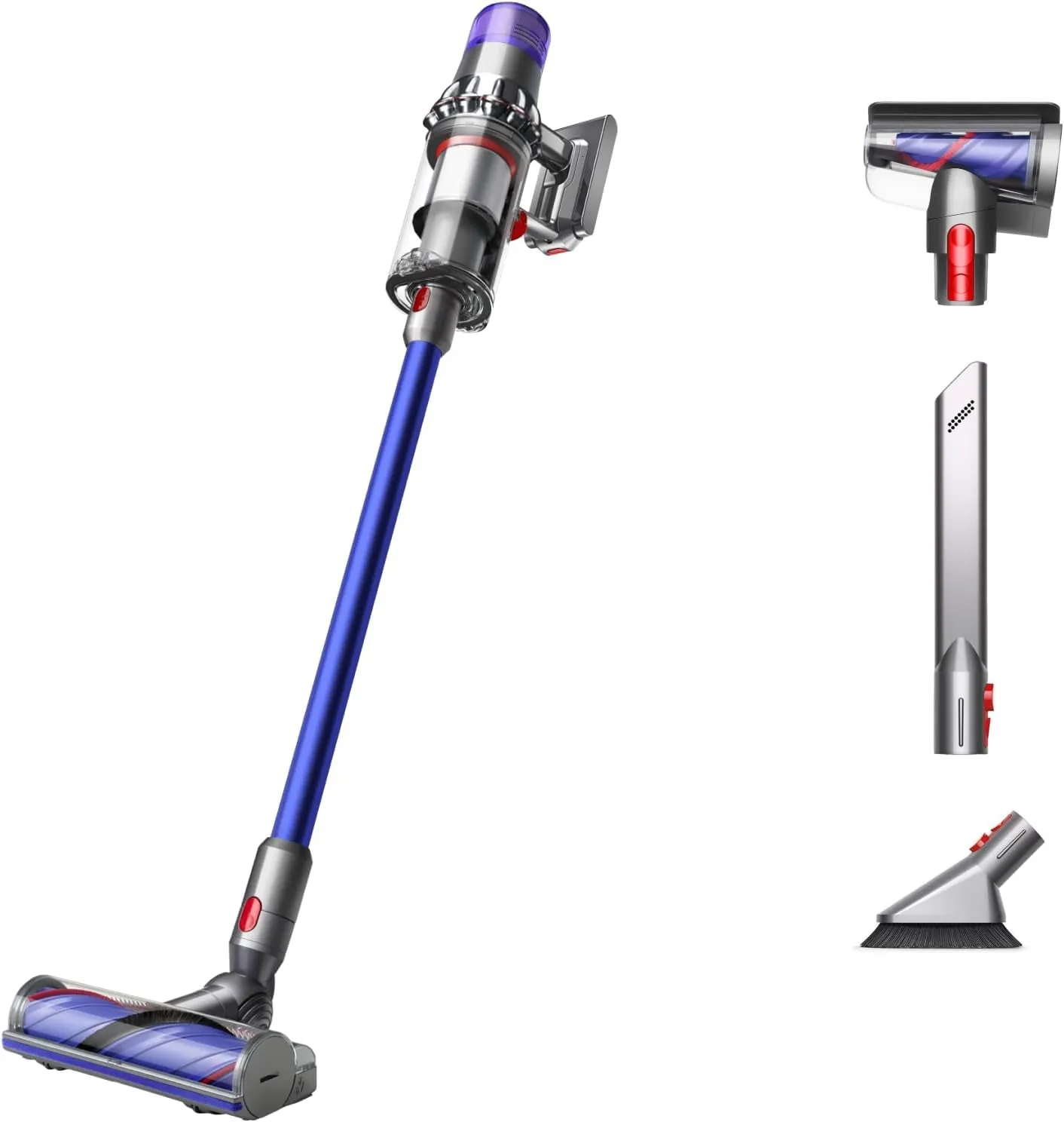 V11 Origin Cordless Vacuum, Nickel/Blue