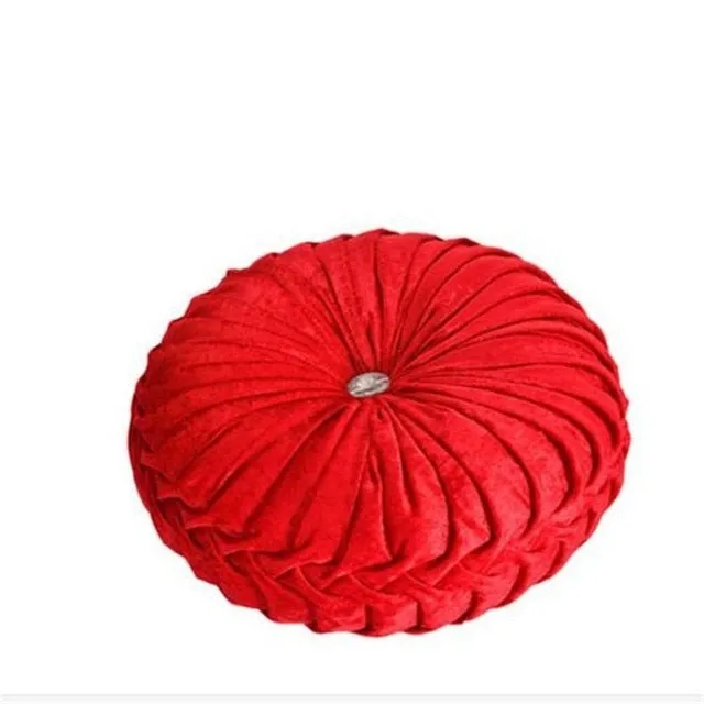 Velvet Filled Round Cushions Chair Pad Bolster Futon Decorative Throw Pillows