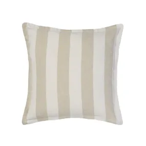 Vintage Stripe Natural European Pillowcase by Linen House