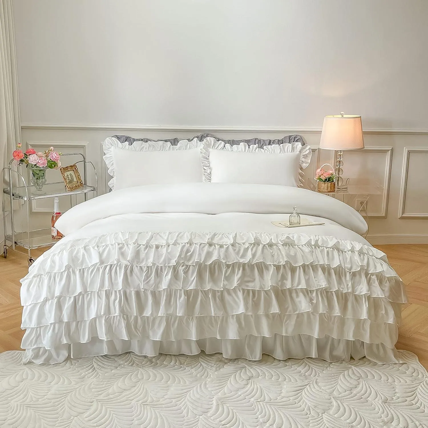 Waterfall Ruffle Duvet Cover Set