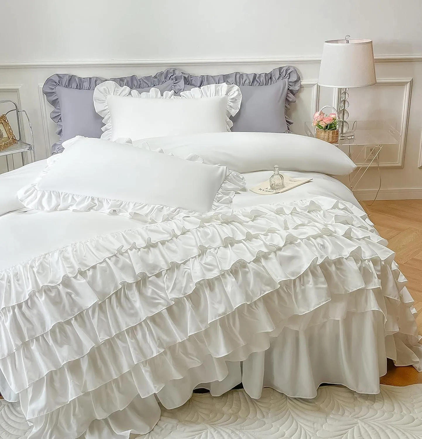 Waterfall Ruffle Duvet Cover Set