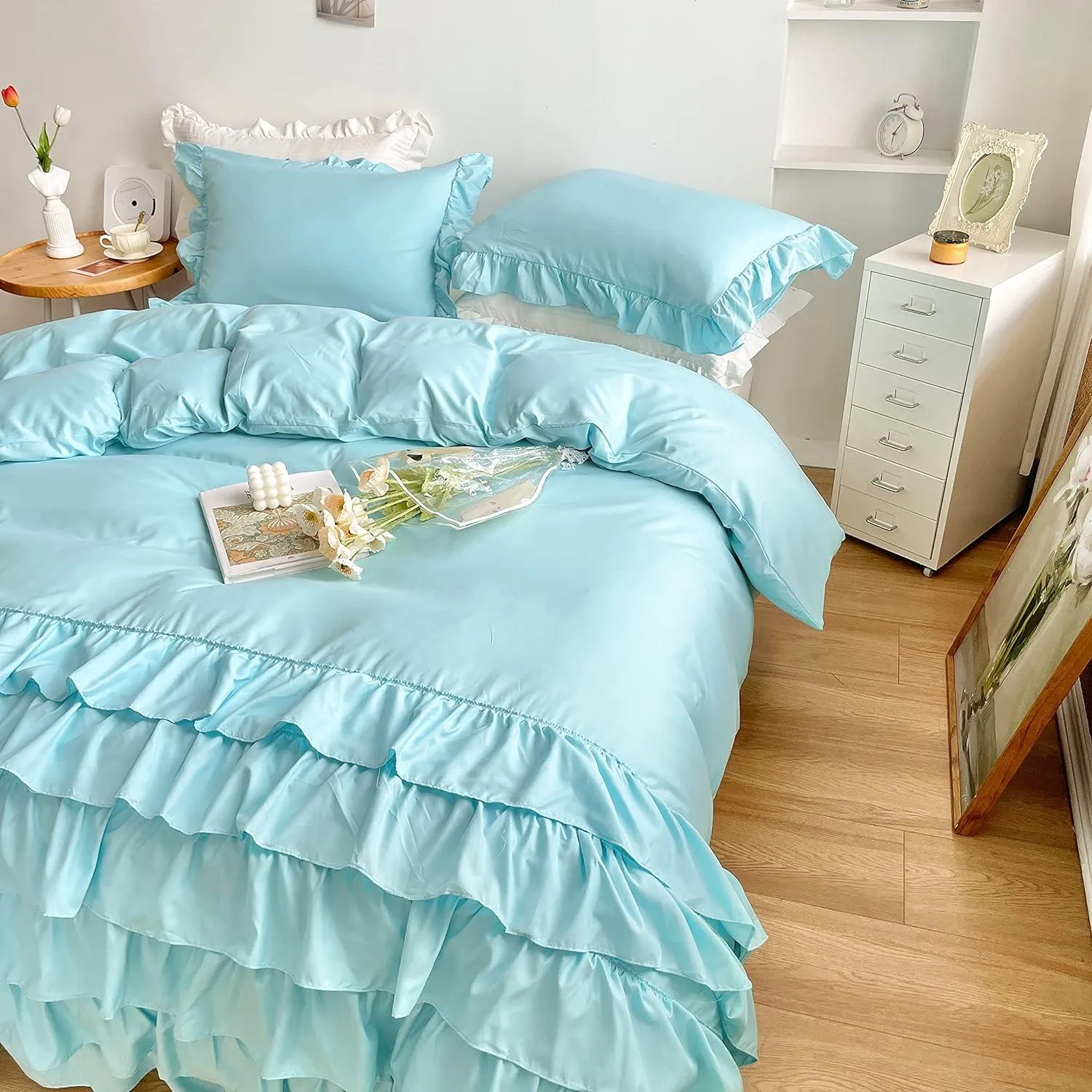 Waterfall Ruffle Duvet Cover Set