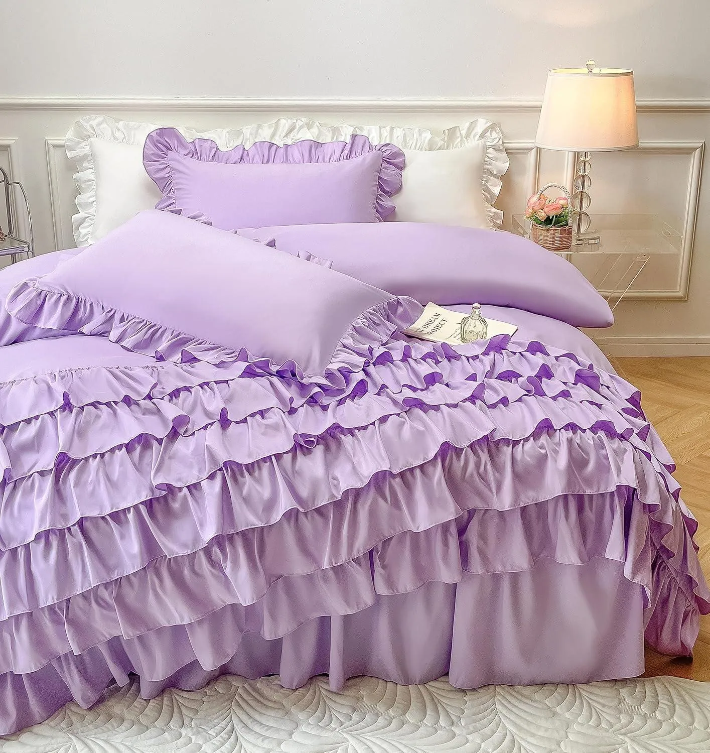 Waterfall Ruffle Duvet Cover Set