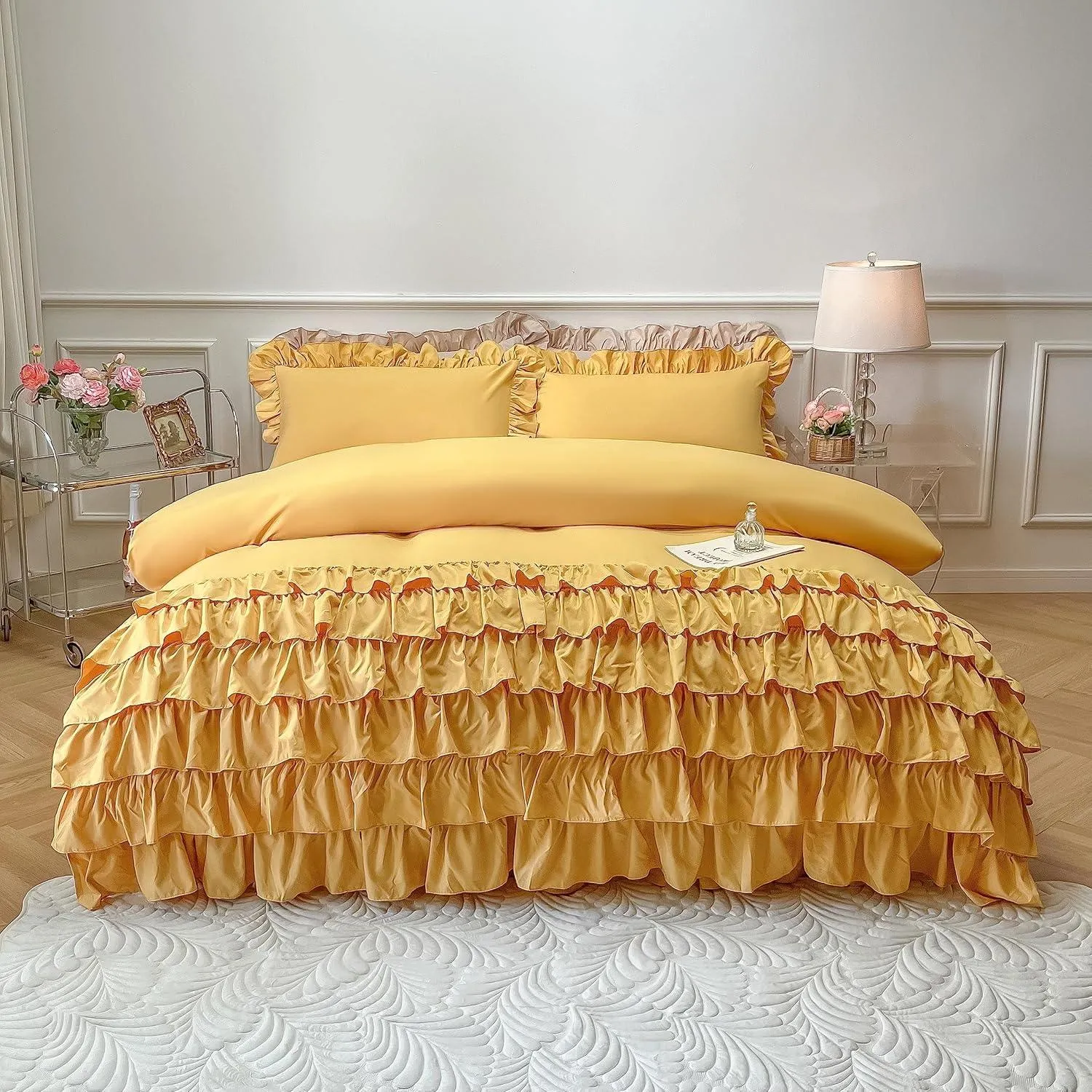 Waterfall Ruffle Duvet Cover Set