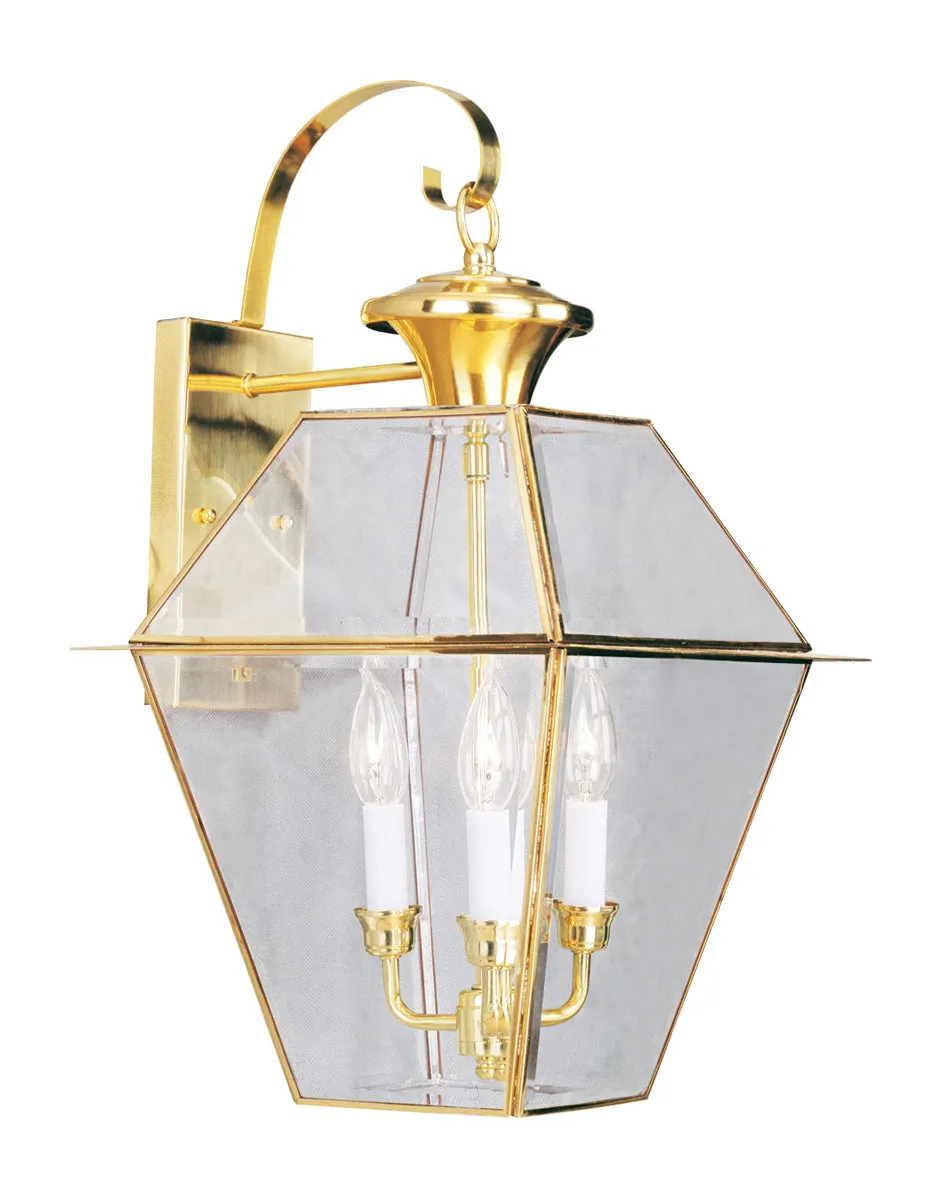 Westover 3-Light Outdoor Wall Lantern