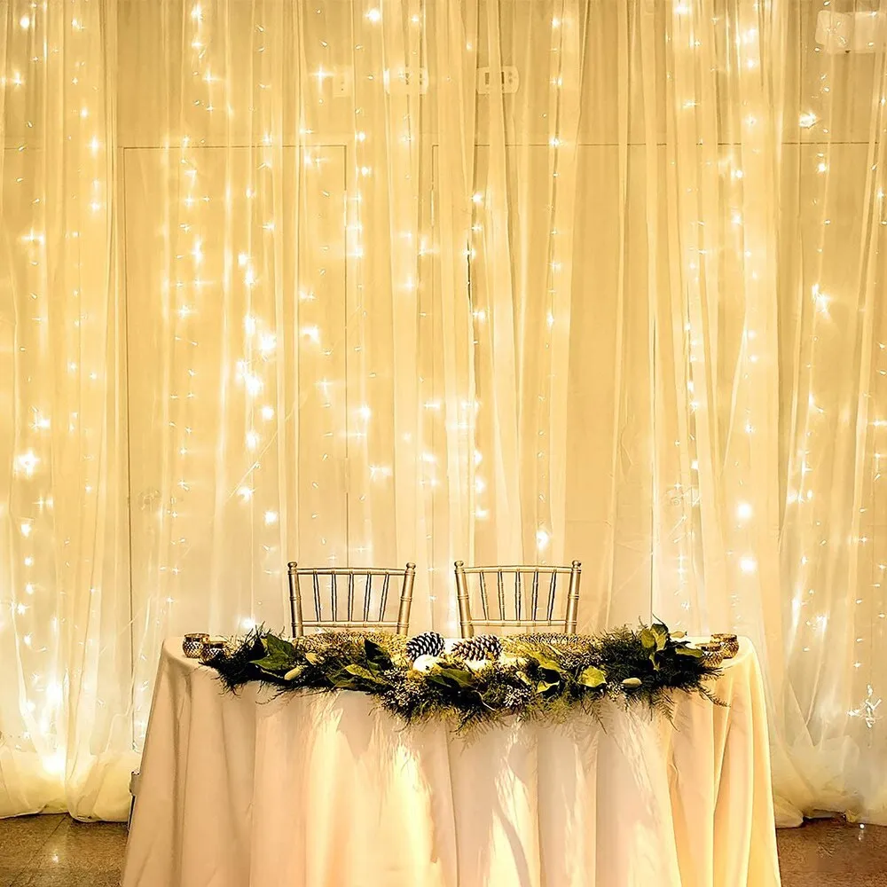 Window Curtain String Light - 3mx2m